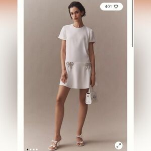 Anthropologie Sachin & Babi Bow Bridal Dress